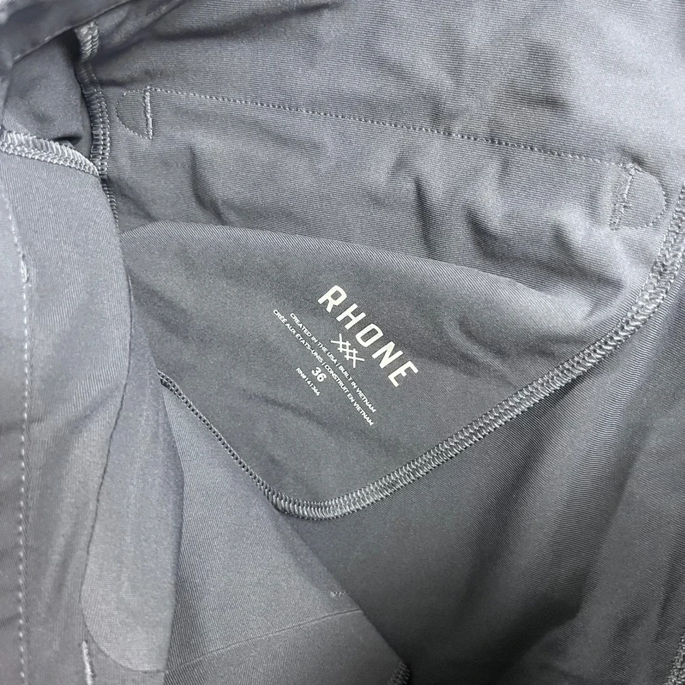 Rhone Commuter Shorts Mens 36 Dark Gray Technical Performance Stretch 100553